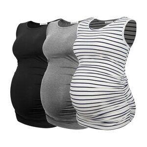 Bundle of Maternity Tank Tops - Women's Medium